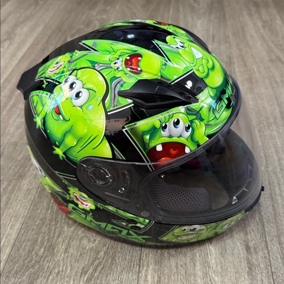 GMAX Attack youth full face riding helmet youth sz L